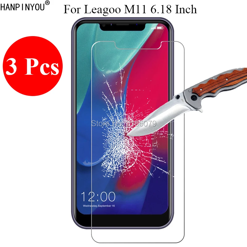 Новое закаленное стекло 3 шт./лот 9H 2.5D Защита экрана для Leagoo M11 6 18 дюйма защитная