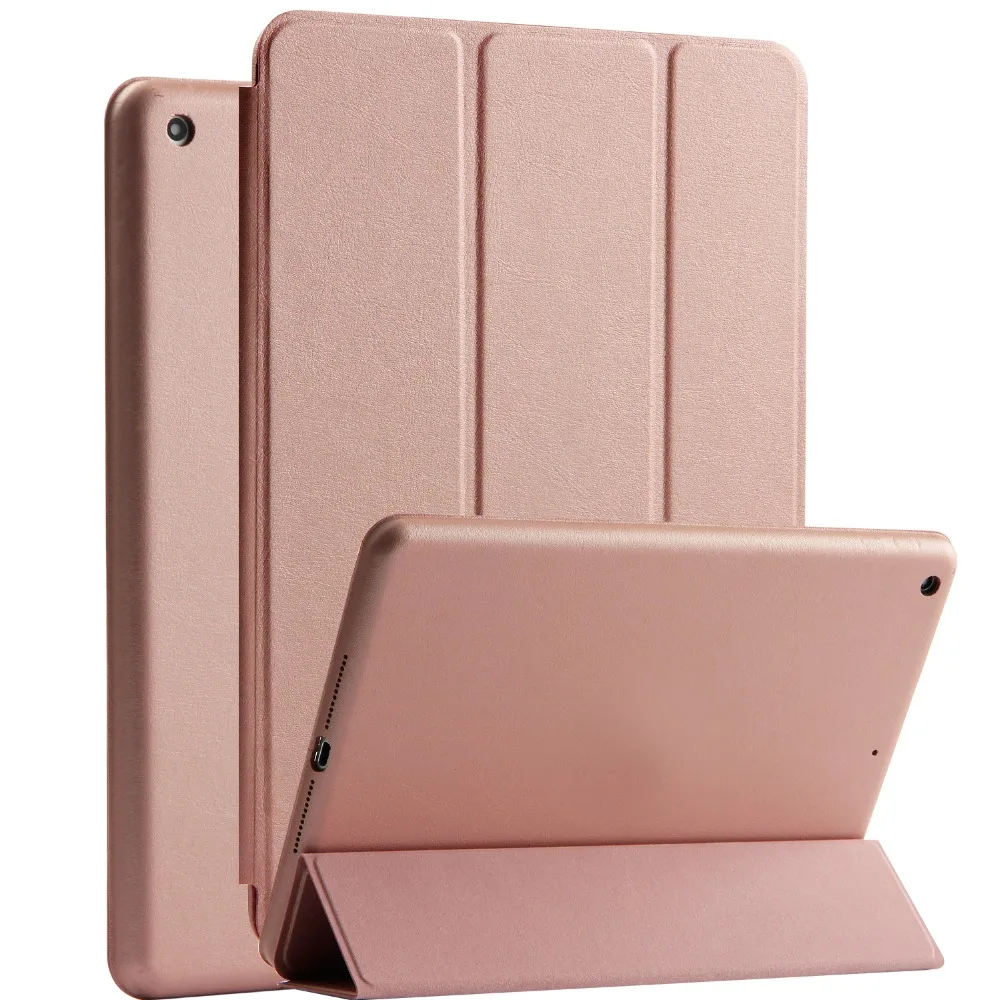 Чехол для нового iPad 9,7 дюймов, protectr, ультра-тонкий Искусственная кожа Магнитная чехол Магнит проснуться сна модель A1822 безопасный