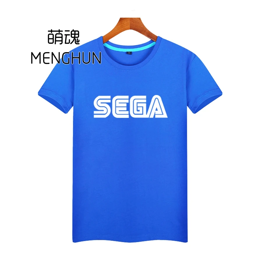Футболки для фанатов игр крутые мужские геймерские футболки SEGA футболка с персонажем Sans Одежда Мужские футболки подарок для фанатов игр SEGA футболки