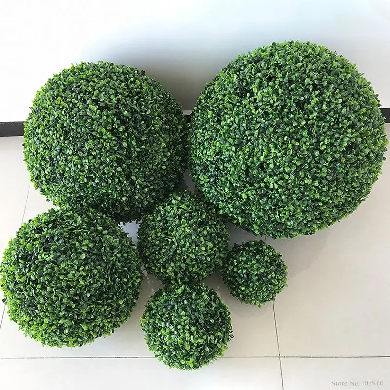 1 шт. большое зеленое искусственное растение шар дерево Топиарий Boxwood Свадьба