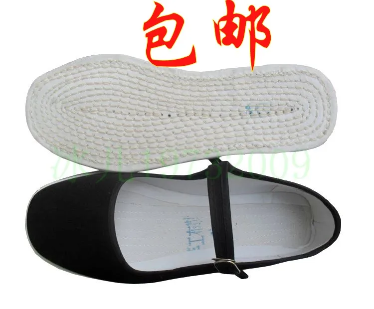 Бесплатная доставка женские туфли из хлопчатобумажной ткани wushu taichi обувь кунгфу
