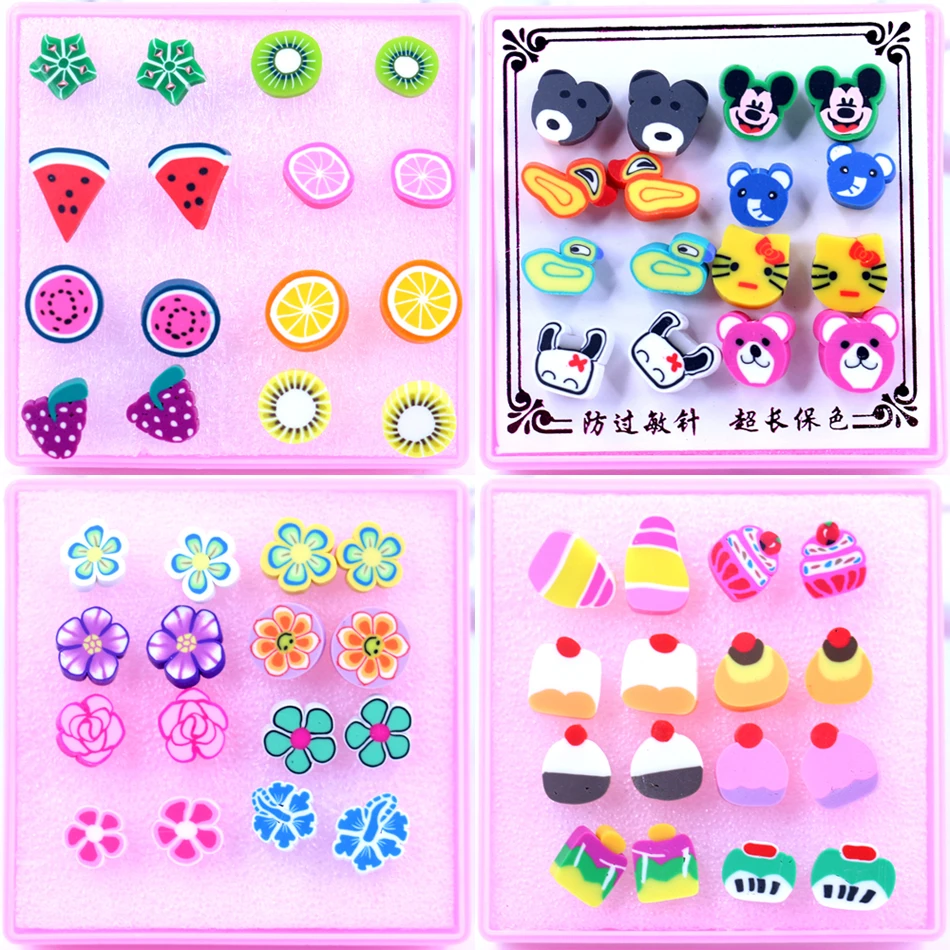 Бесплатная доставка дешевые милые полимерные глиняные ломтики ручной работы с