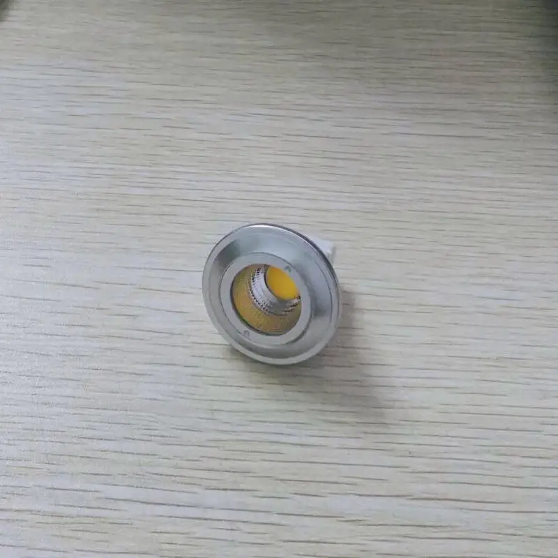 

30pcs/lot COB MR11 3w Spotlight Bulb lamp GU4 AC/DC 12V Aluminum lamp Body LED Lampada for Home Decoration