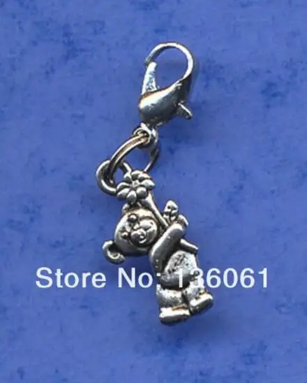 Крест Бабочка Детские сердца лошадь Тигр Жираф зажим Очаровательные Подвески