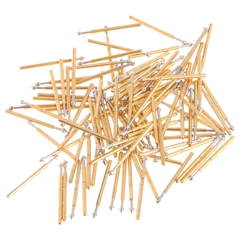 

100Pcs/Bag Spring Test Probe Pogo Pin P75-E2 Dia 1.3mm Length 16.5mm