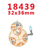 PR-18439 Наборы для творчества Герой мультфильма с плоской задней частью Плоские наклейки 30 штук. PR-18355-18643 - Цвет: PR-18439