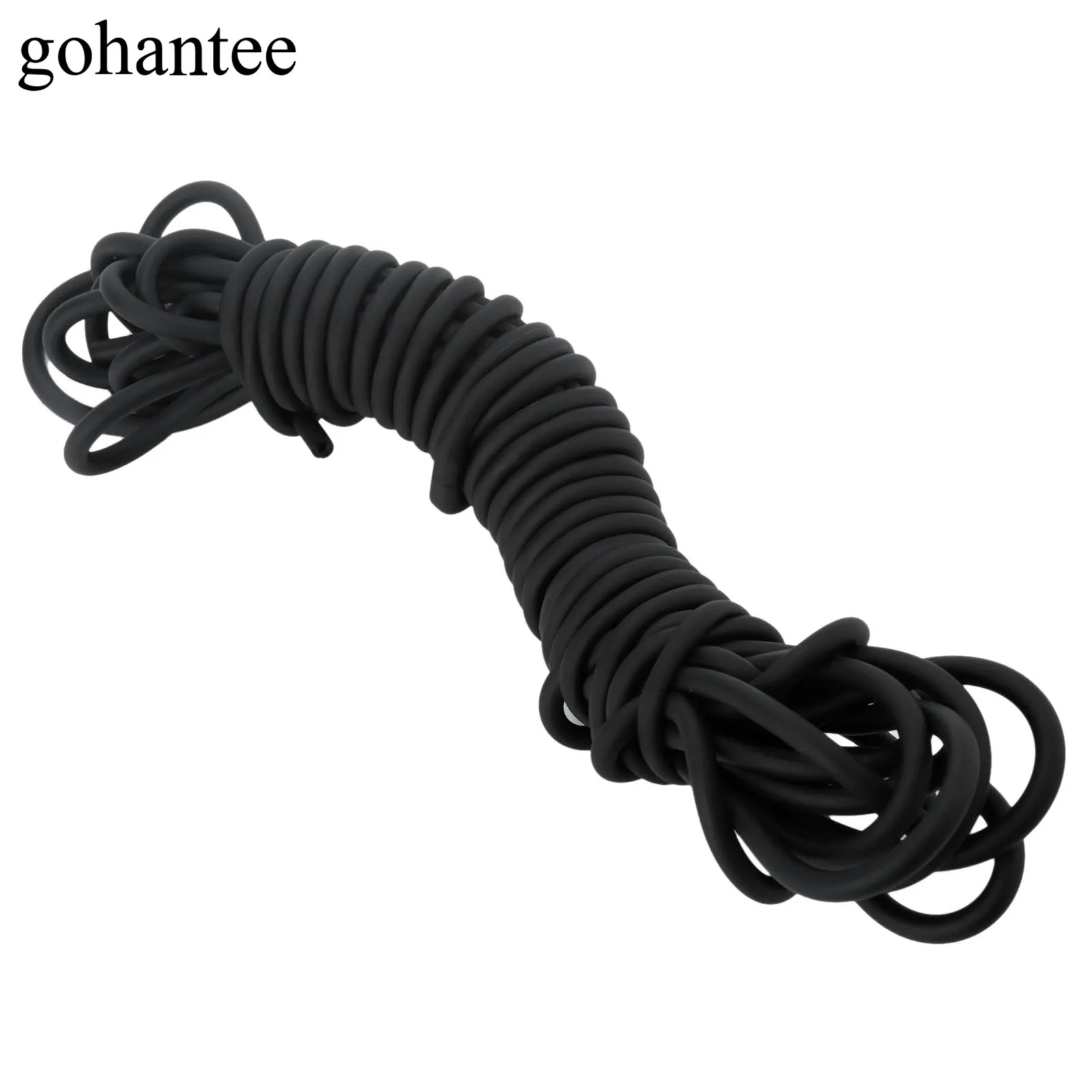 

Резиновая трубка gohantee из натурального латекса, 10 м, Эластичный банджи для охоты, Рогатка, катапульта, 3 мм x 6 мм 3060, резиновые Ленточные трубки
