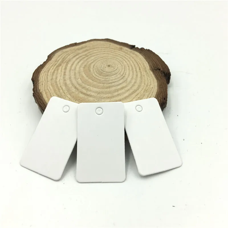 white 100 шт./лот белый Чёрный; коричневый Kraft бумага метки DIY Мини квадратные этикетки чемодан Свадебные Примечание пустой цена повесить тег строка 2*3,3 см - Цвет: white