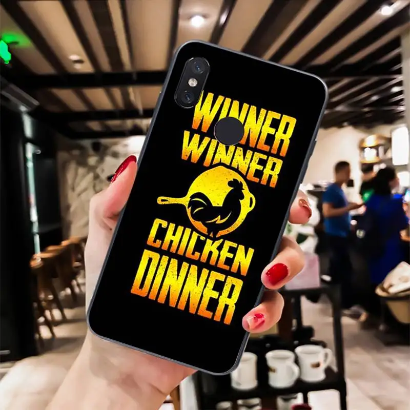 Yinuoda PUBG Custom Cover черный мягкий чехол для телефона Xiaomi Mi 6 Mix2 Mix2S Note3 8 8lite Redmi 5 note5 Note4 4X |