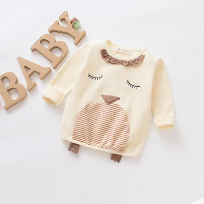 Новинка 2018 детская хлопковая рубашка с длинным рукавом для девочек|Тройники| |