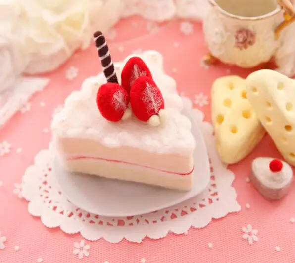 Коробка для хранения шерстяного валяния набор рукоделия торта войлока материал