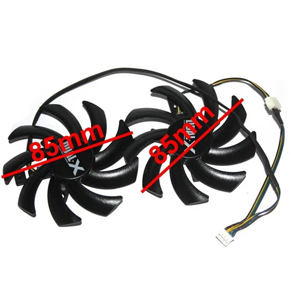 Вентилятор VGA для видеокарты Sapphire HD7870 HD7950 HD7970 HD7790 охлаждение 2 шт./лот FD7010H12S 12 В