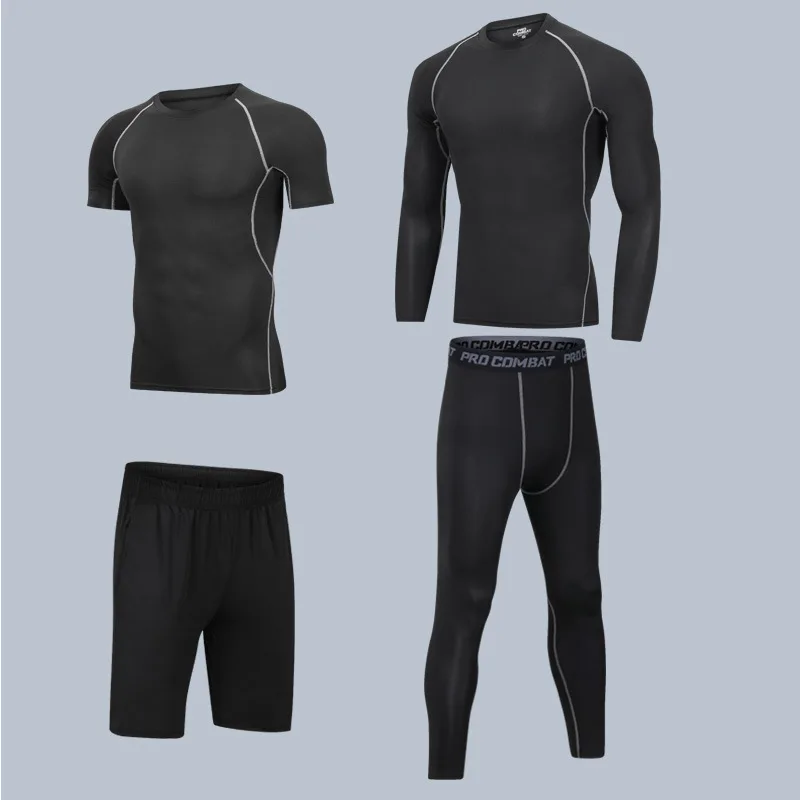 Style 5 4 шт Для мужчин; спортивная одежда для тренажерного зала кроссовки спортивные костюмы мужской спортивный костюм походный костюм Для мужчин открытый бег спортивные костюмы Повседневное Спортивная - Цвет: Style 5