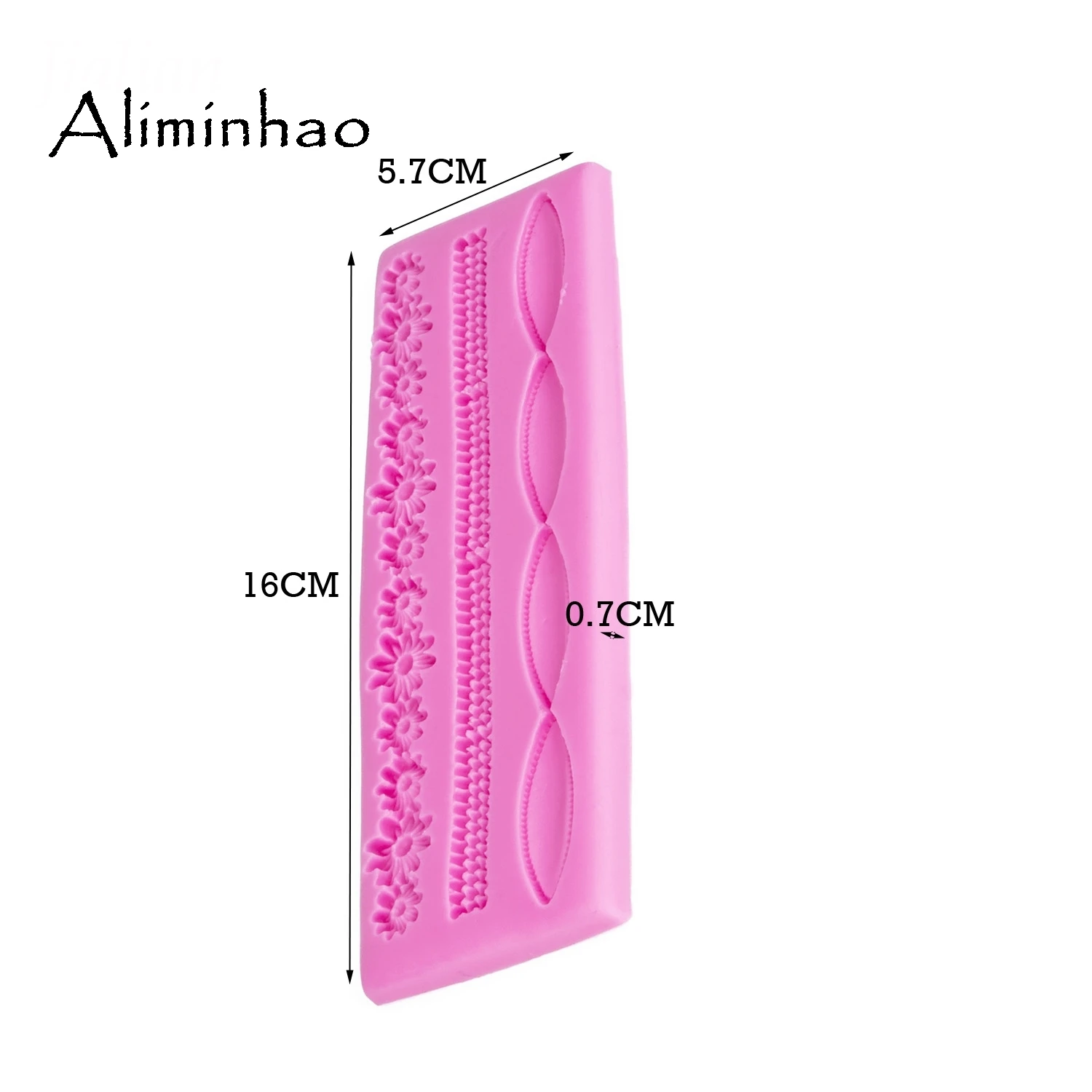 B0003 силиконовая форма в форме цветка с длинной полоской для украшения тортов