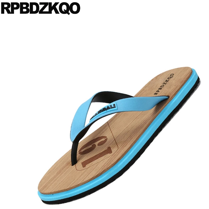 Шлепанцы мужские резиновые мягкие сланцы без застежки водонепроницаемые