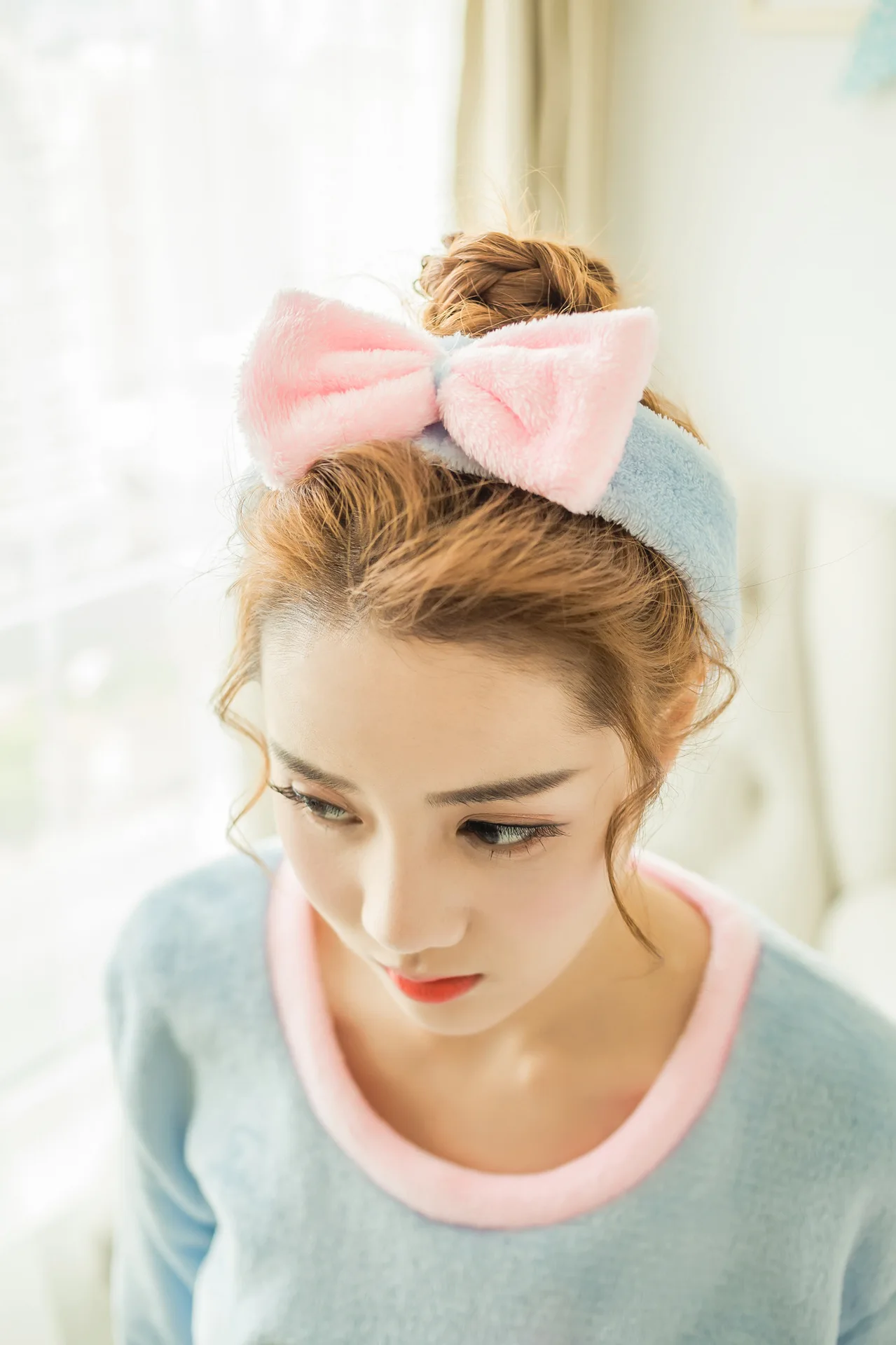 Осень-зима, утолщенная фланелевая Женская одежда для сна с рисунком hello kitty, коралловый мех, домашняя одежда, костюм из трех предметов, милая повязка на голову