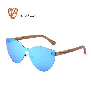 HU WOOD новые модные солнцезащитные очки для мужчин и женщин с бабочкой солнцезащитные очки с натуральной деревянной оправой без оправы для вождения рыбалки UV400 GR8025