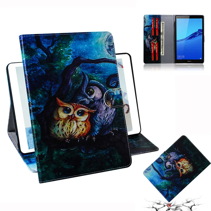 Чехол-книжка для планшета Amazon Kindle Fire HD 10 2015/2017 кожаный чехол-подставка с цветным