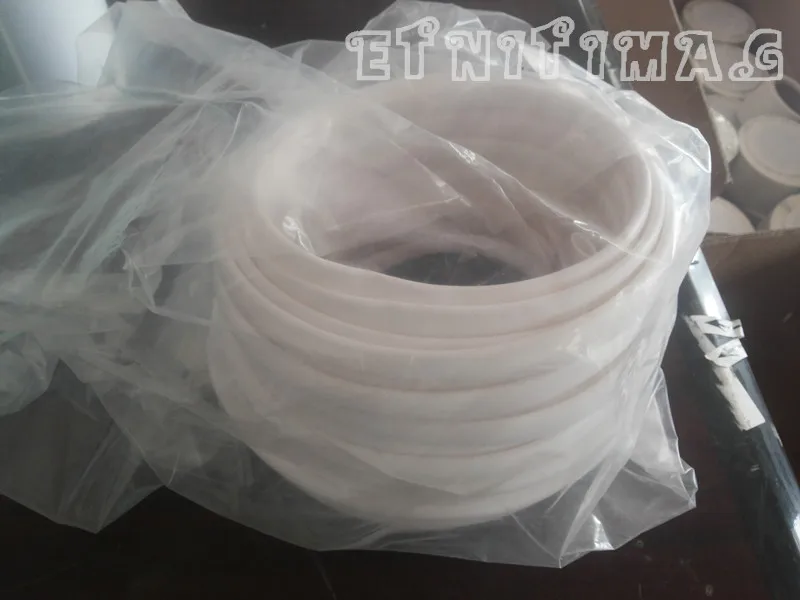 Маркер кабеля из ПВХ плоская трубка H40 белый для электронной машины печати