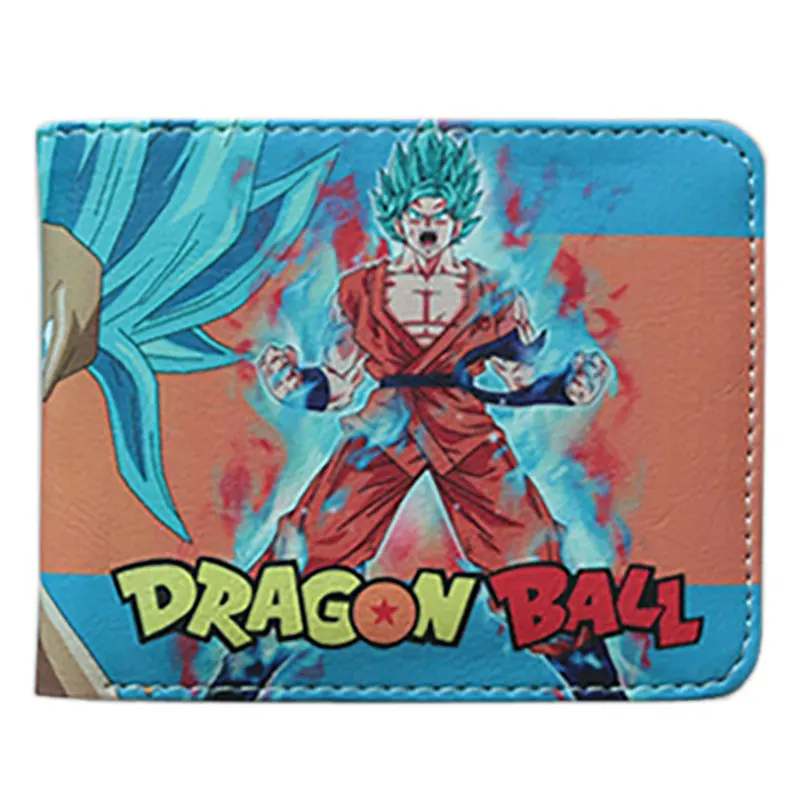 P Горячая новинка аниме-кошелек мультфильм Dragon Ball кошельки carteira анимация держатель карты сумки подарок для мужчин дети кожаный короткий кошелек - Цвет: P