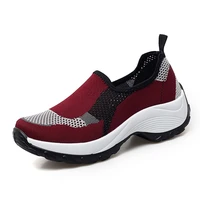 women tennis shoes sports summer women s walking shoes anti skid slip on soled mother mesh shoes tenis mujer tenis feminino