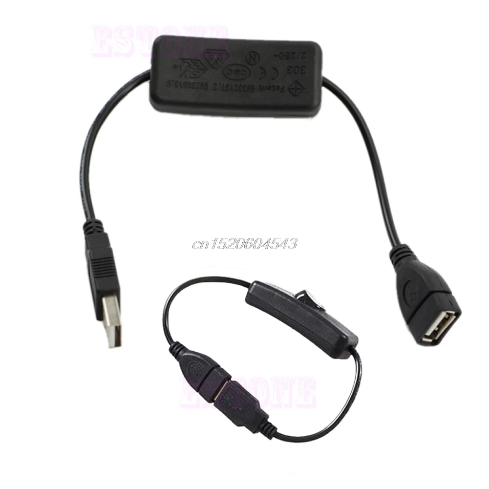 Новый USB кабель с переключателем вкл/выкл переключатель управления питанием для