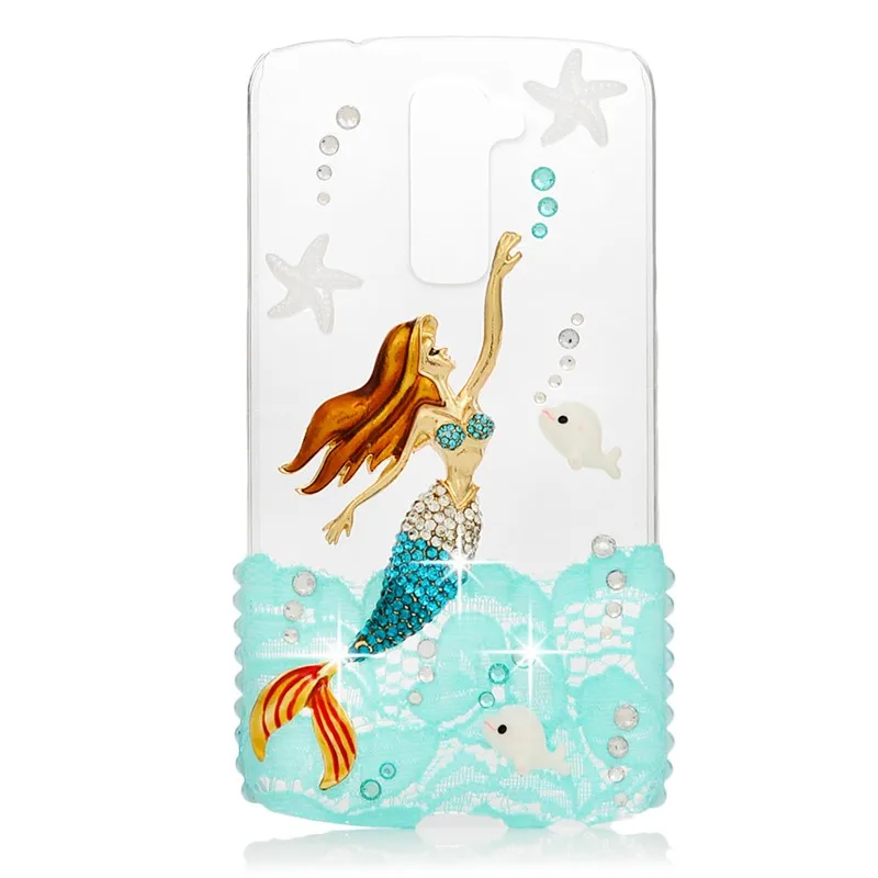 Mavissdiary 3D ручной работы со стразами diamond чехол для LG K10 5.3 дюймов Starfish якорь телефон