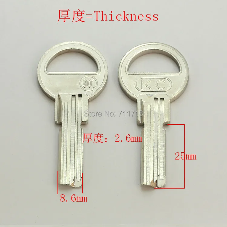 

B414 House Home Door Empty Key blanks Locksmith Supplies Blank Keys 15 pieces/lot
