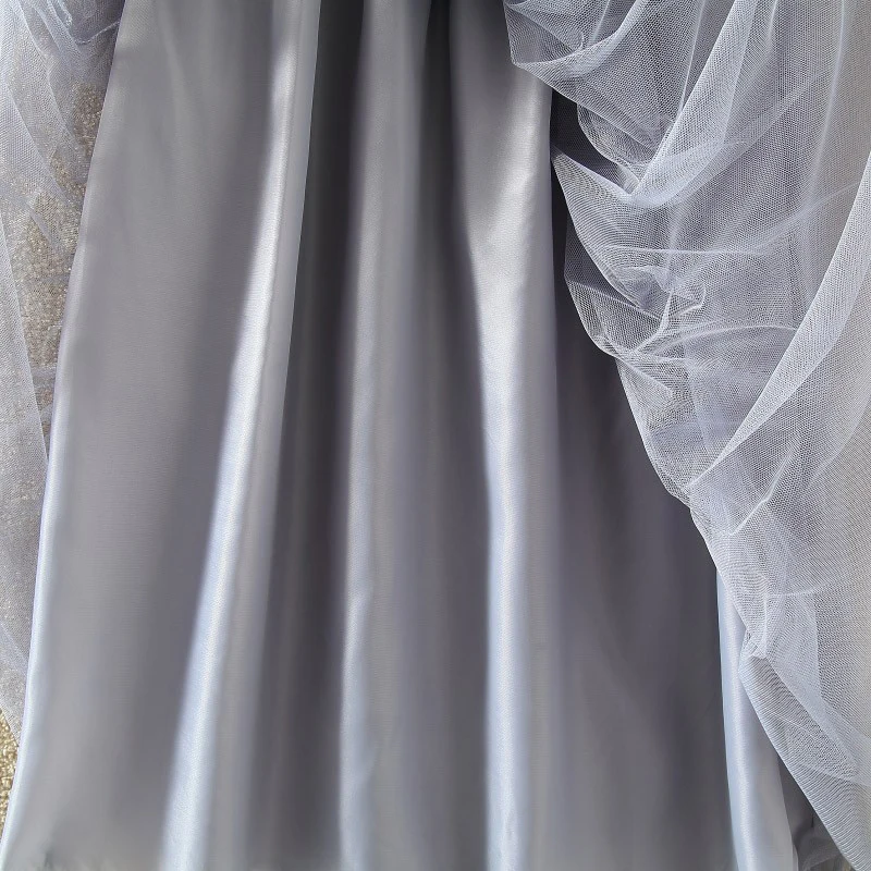 Прямая поставка фатиновая юбка Женская длинная макси с эластичной высокой