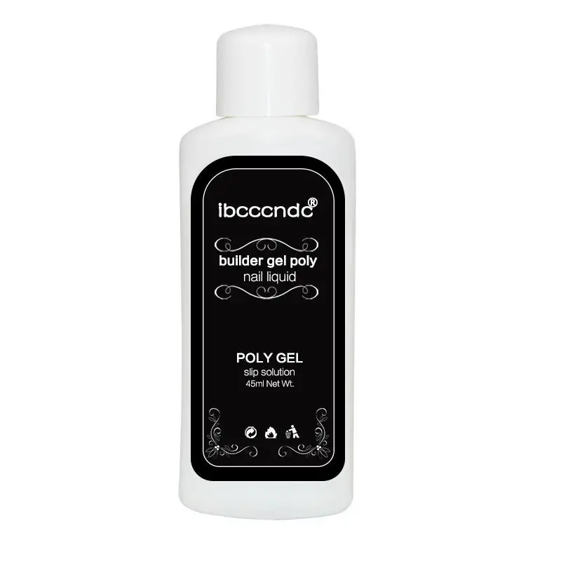Liquid Ibcccndc поли гель набор 30 мл французский гель лак для ногтей Гель-лак замачиваемый наконечники кисть инструмент для дизайна ногтей ручка скульптурный УФ-гель полигель ногти - Цвет: Liquid