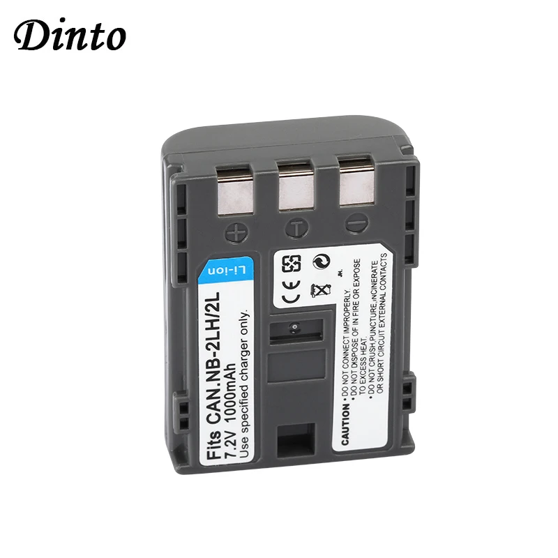 Dinto 1 шт. 1000 мАч NB 2L NB2L 2LH литий ионный аккумулятор для камеры Canon ZR500 MD120 140 160 S30 S40