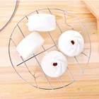 Полка для готовки на пару, круглая полка из нержавеющей стали 304 для выпечки и охлаждения на пару, стойка с подставкой, кухонная посуда с сеткой для готовки на пару