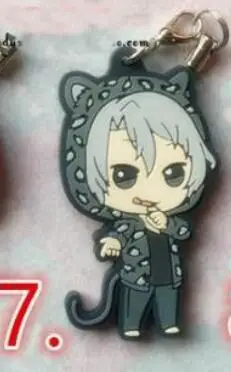 Idolish7 аниме брелок Изуми Иори Ямато Никайдо SOGO NAGI Тамаки Гаку Мицуки Осаки каучуковый ремешок аксессуары для мобильных телефонов/Подвески D173 - Цвет: 7