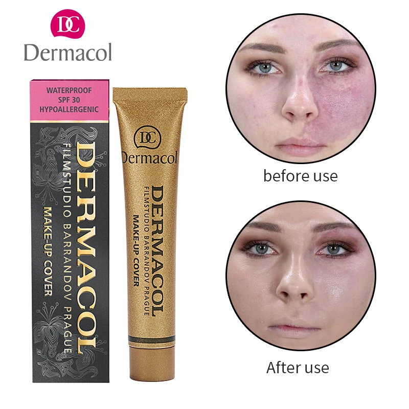 Dermacol бренд 100% оригинал маскирующая Жидкая Основа крем веснушки акне шрам