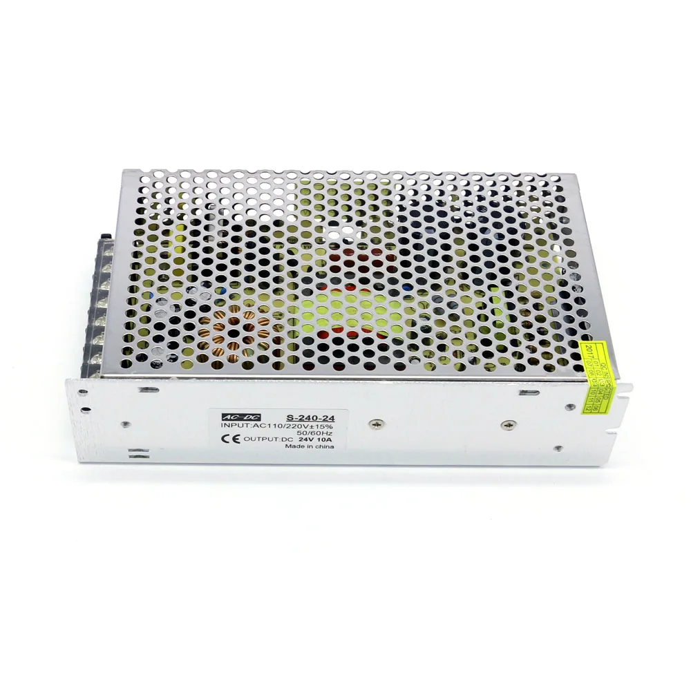 Один три группы выход 24V 10A 240W 250W Регулируемый импульсный источник питания