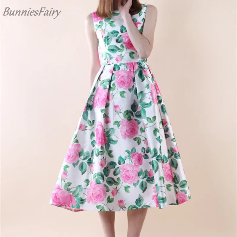 BunniesFairy 2019 осеннее Новое Женское винтажное платье жилет в стиле знаменитостей