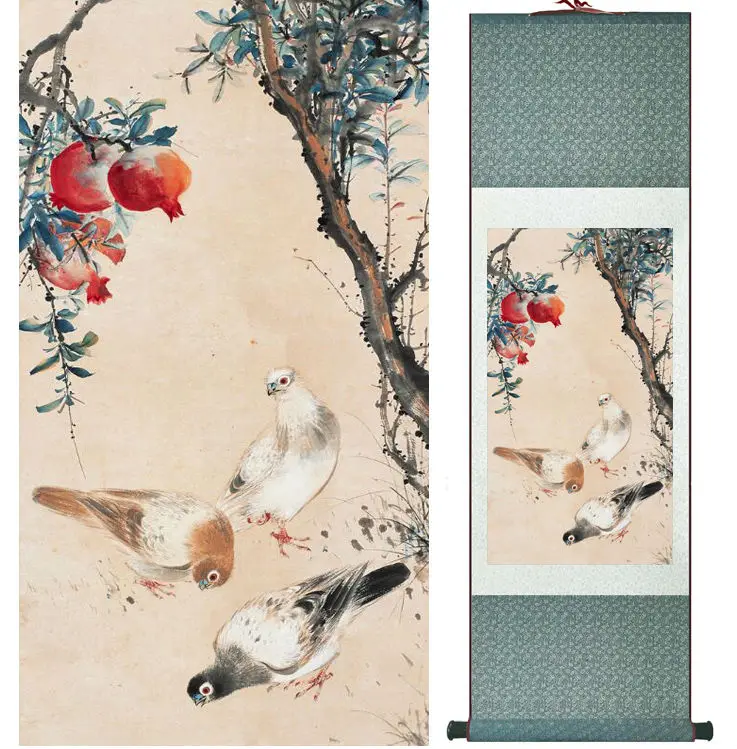 YanBolong Dove painting Birds of peace painting  home  office decoration painting living room  painting No.040109