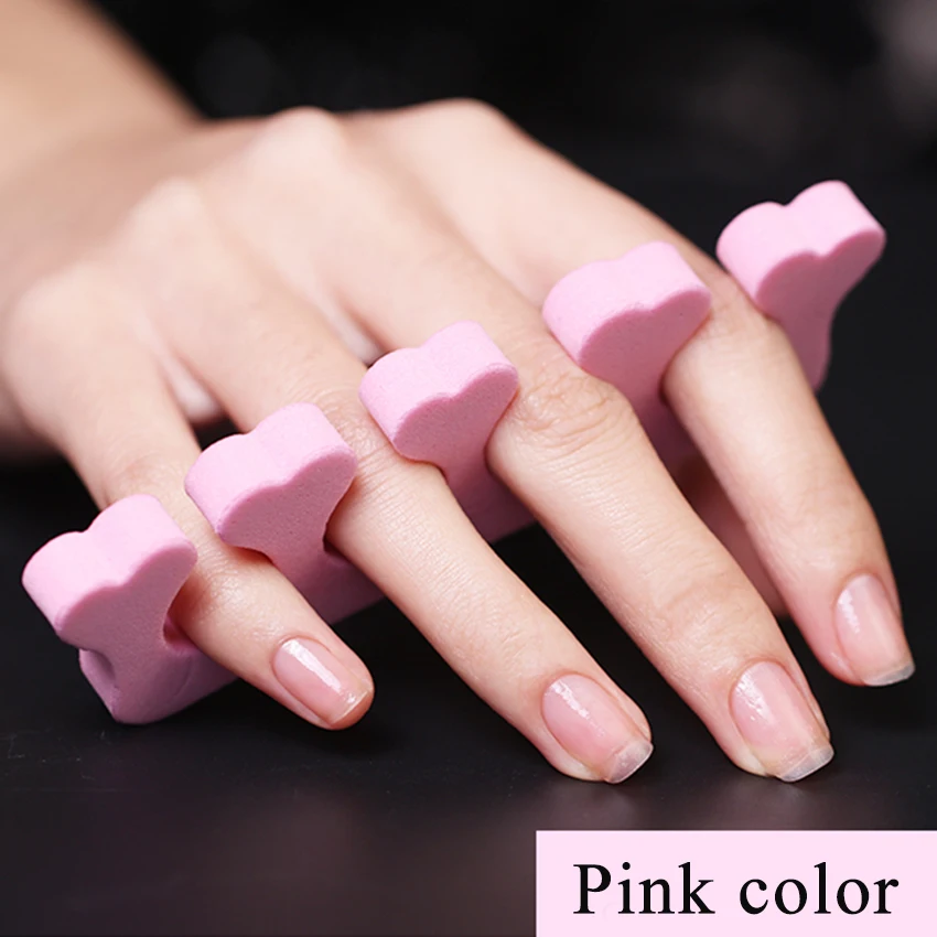 

Разделитель для пальцев ног, Гибкая Губка из пеноматериала, мягкая форма для маникюра и педикюра, защита лака для ногтей, инструменты для ди...