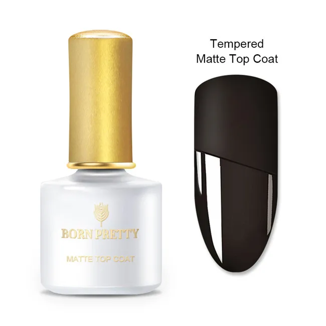 Tempered Matte Top Рожденный PRETTY 6 мл опал желе с белым светом для гелевых био-Гели Soak Off УФ светодиодный гель маникюрный лак полу-прозрачная; Нейл-арт УФ-гель для ногтей - Цвет: Tempered Matte Top