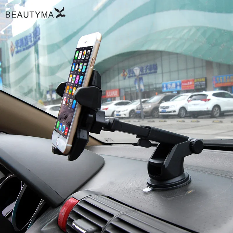 

Автомобильный держатель для телефона, подставка для телефона на лобовое стекло 360 для Iphone 7, Samsung S8, huawei p9 lite, gps-навигация
