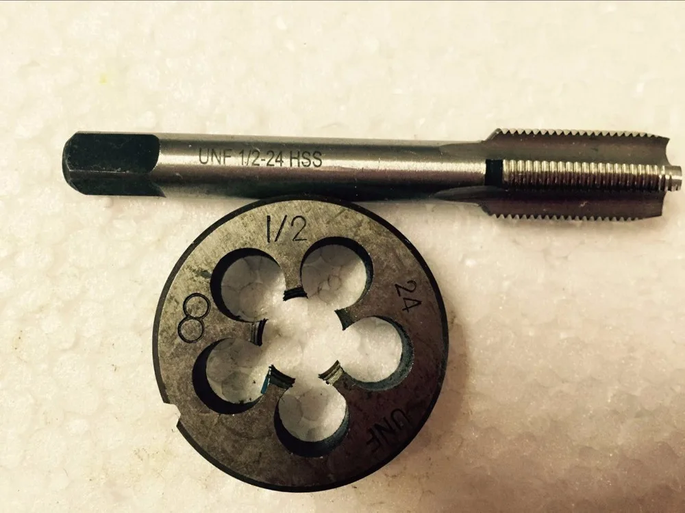 1 комплект из HSS правой штамповки и резьбовой кран 1/2 &quot 12UNS 13UNC 14UNS 16UN 18UNS 20UNF 24UNS 27UNS