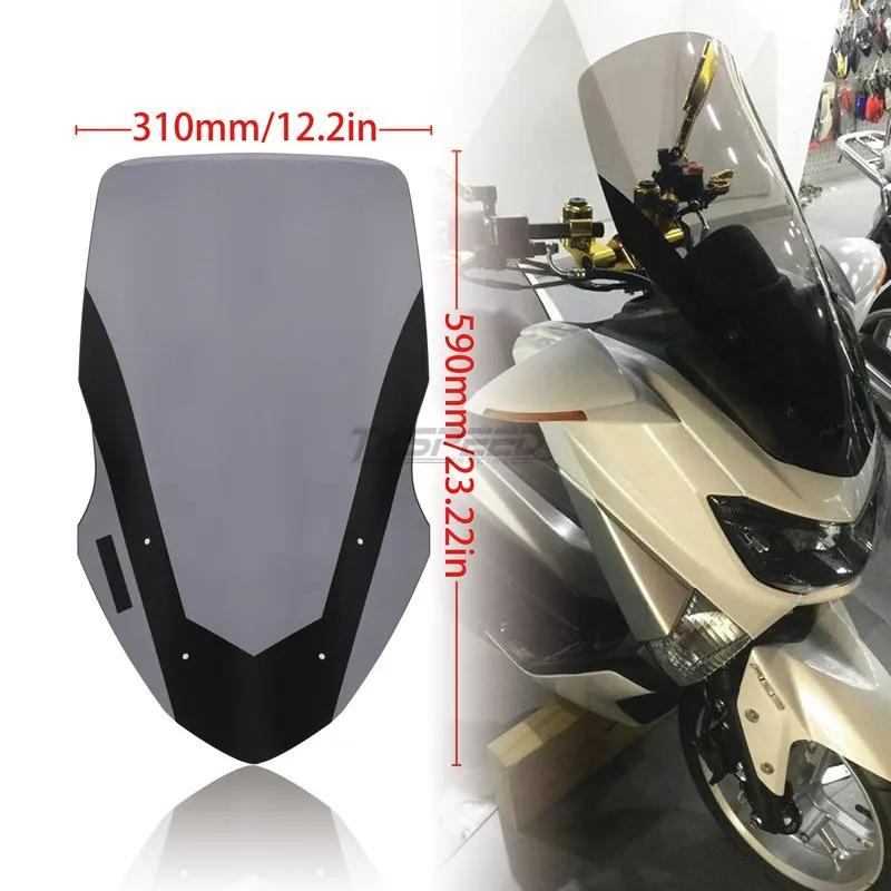Дефлектор ветрового стекла для мотоцикла Yamaha NMAX155 NMAX 125 2016 2017 2018 из АБС пластика| |