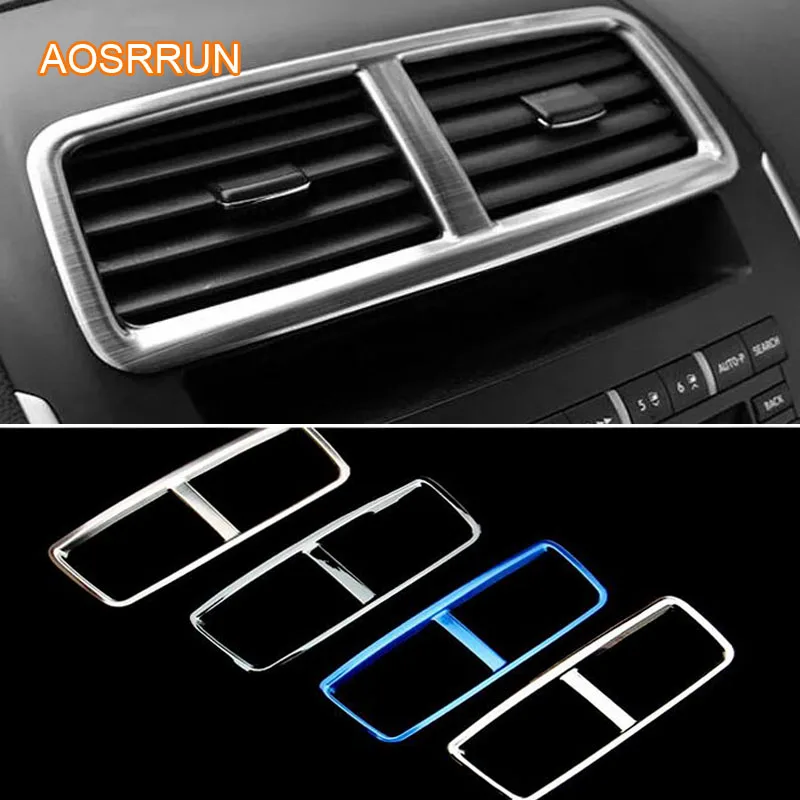 AOSRRUN Нержавеющая сталь матовая нержавеющая центральный выход кондиционера чехлы