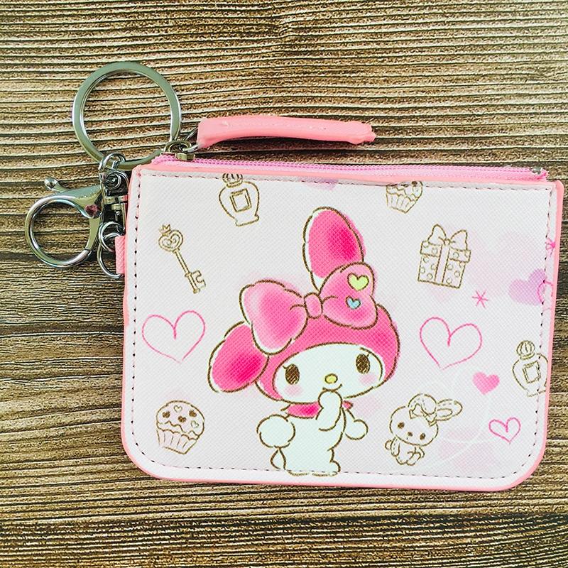 IVYYE My Melody аниме плюшевые кошельки мини чучела куклы карты монета мультфильм Plushbags на молнии Держатель наличные Кредитные ID Деньги Кошелек