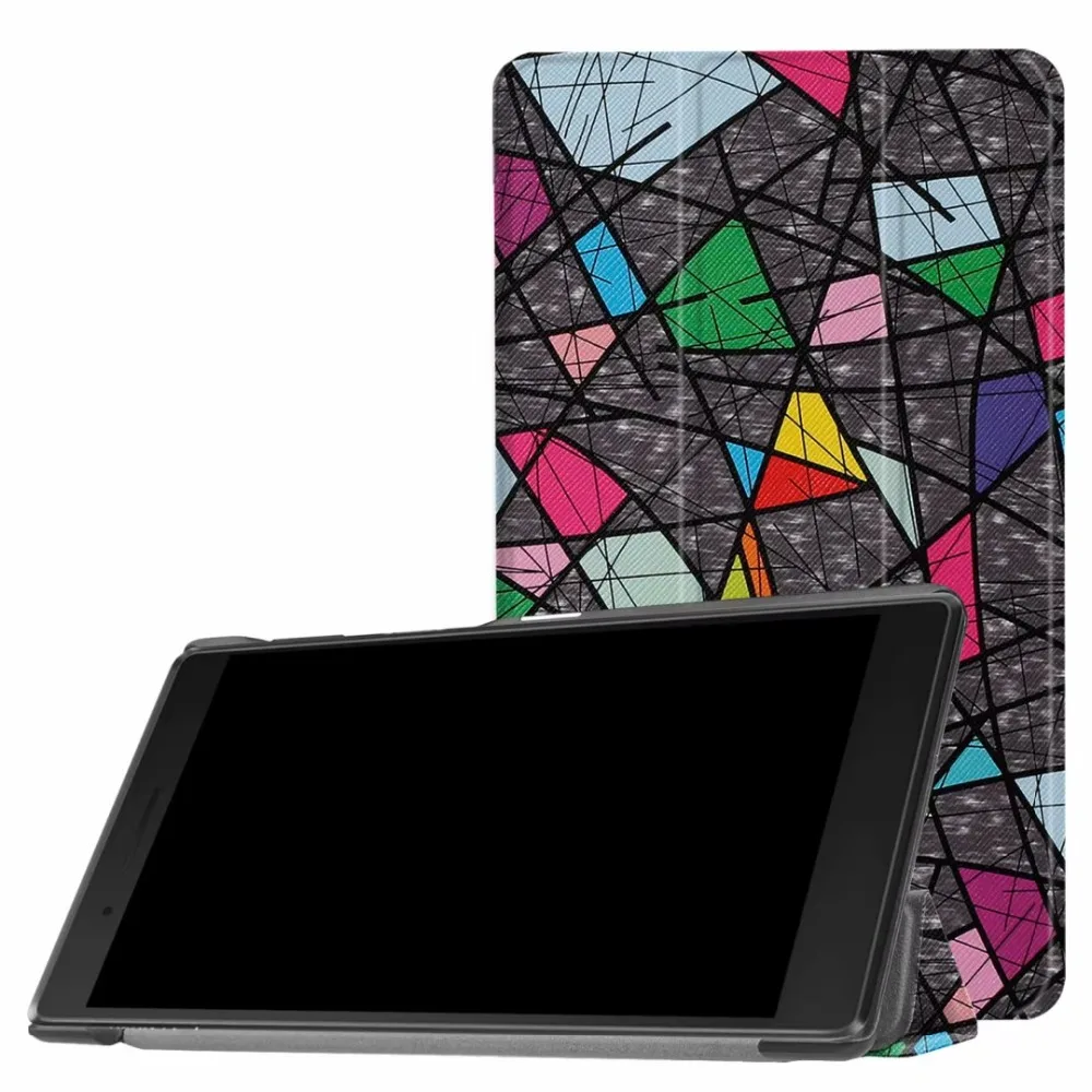 Чехол для lenovo tab 7 эфирные TB-7304F/I/X Funda подставка для планшета защитная Tab7 эфирные 7304F 7304I 7304 чехол флип+ ручка