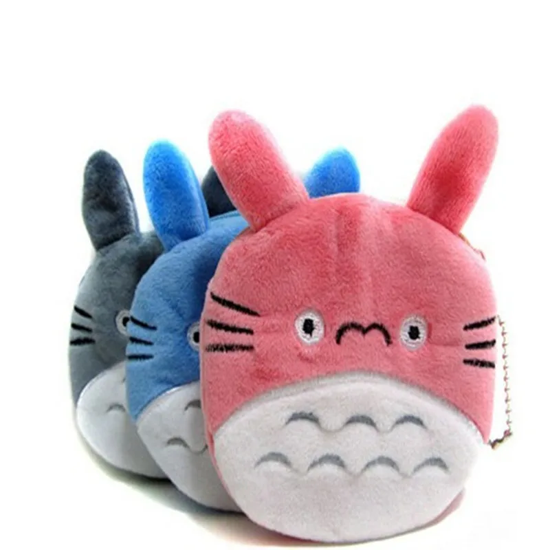 Розничная продажа плюшевый Кошелек с рисунком Тоторо маленький кошелек