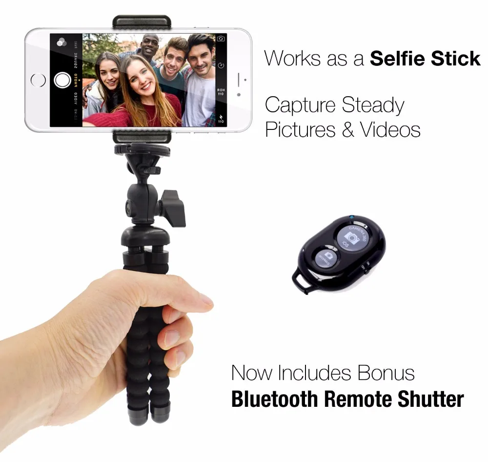 Мини Трипод Duszake P11 для смартфона легкий гибкий Iphone штатив Gorillapod мобильный