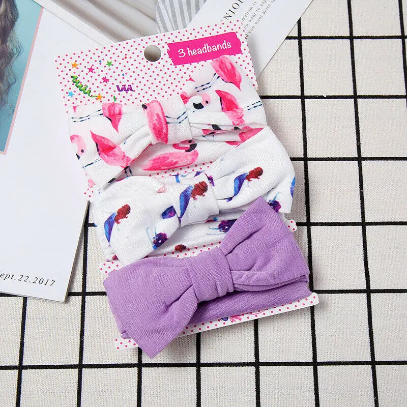 Аксессуары для детей 3 шт./компл. повязка на голову с бантиком в виде Банни