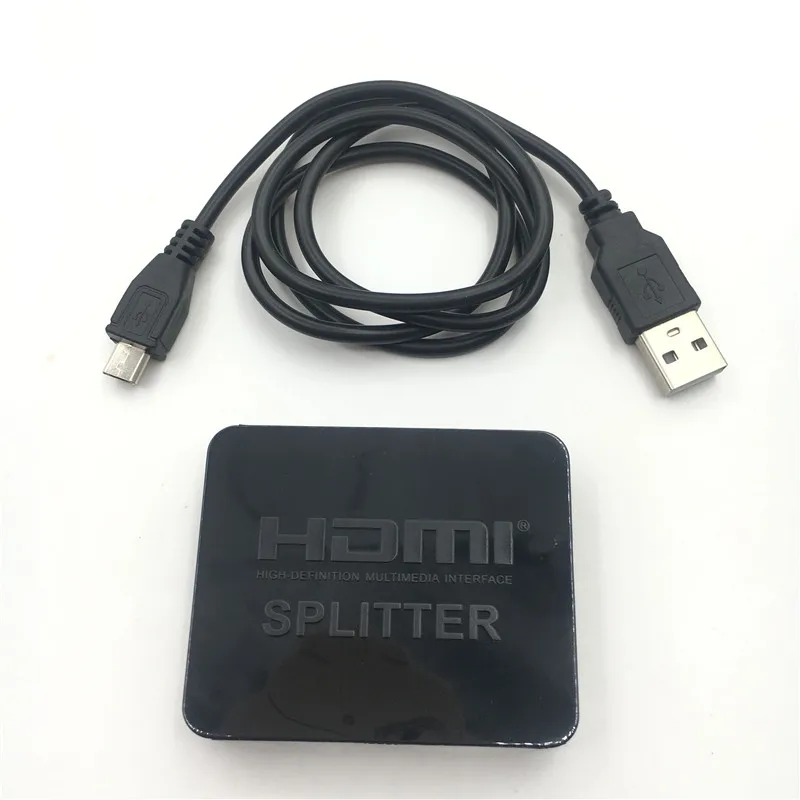 4K HDMI сплит-тер Full HD 1080p видео HDMI коммутатор 1X2 сплит 1 в 2 выход усилитель двойной дисплей для HDTV DVD для PS3 Xbox