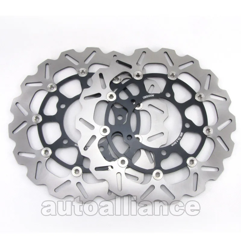 2x ротор дисковых передних тормозов для Suzuki GSR750 B-King Hayabusa 08-15 DL650 V-Strom 07-12 Bandit GSF 650 1200 1250 GSX1250FA